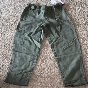 Nicole Miller Forest Green Men's Cargo Pants